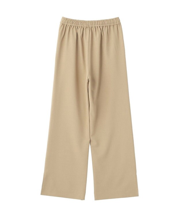 Green Parks 裾スリットイージーフレアパンツ Beige