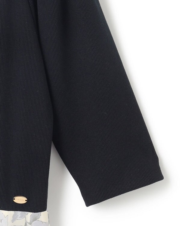 TOCCA 【ヨンア×大人百花×TOCCAコラボ】【洗える】BOTANICAL GARDEN PARTY ドレス ブラック×クリームイエロー