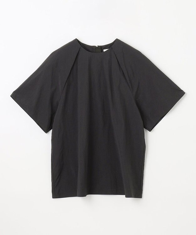 NAVE 【ReNAVE　撥水機能・UVカット・透湿・接触冷感・洗える】ナイロンタスランシャツブラウス ブラック系