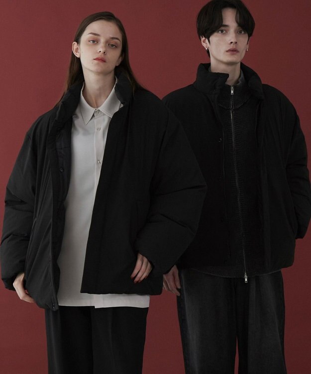 WEGO 【ユニセックス着用ITEM】ショートパデッドブルゾン ブラック