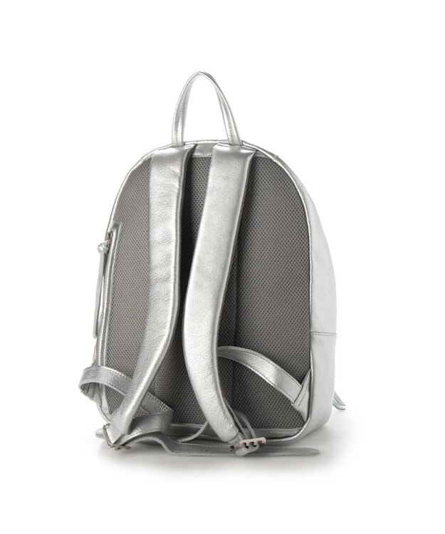 UNBILLION perche / 牛革ソフトシュリンクタイプリュック シルバー