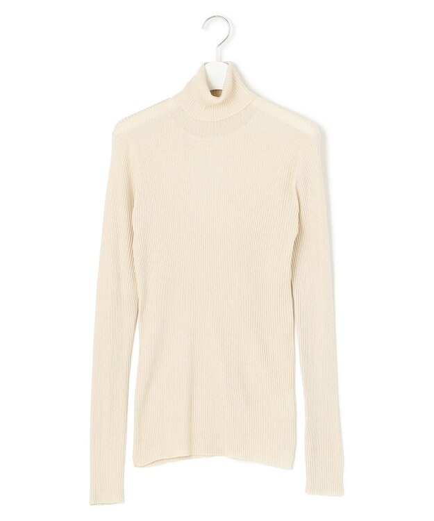 J.PRESS YORK STREET 【WOMEN】シアリブ タートルニット ベージュ系