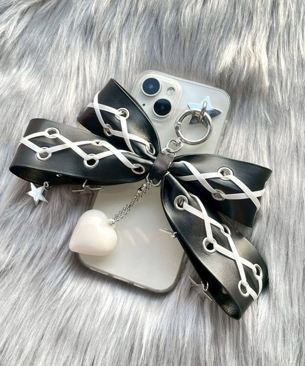 WEGO BIGリボンキーホルダー 柄1