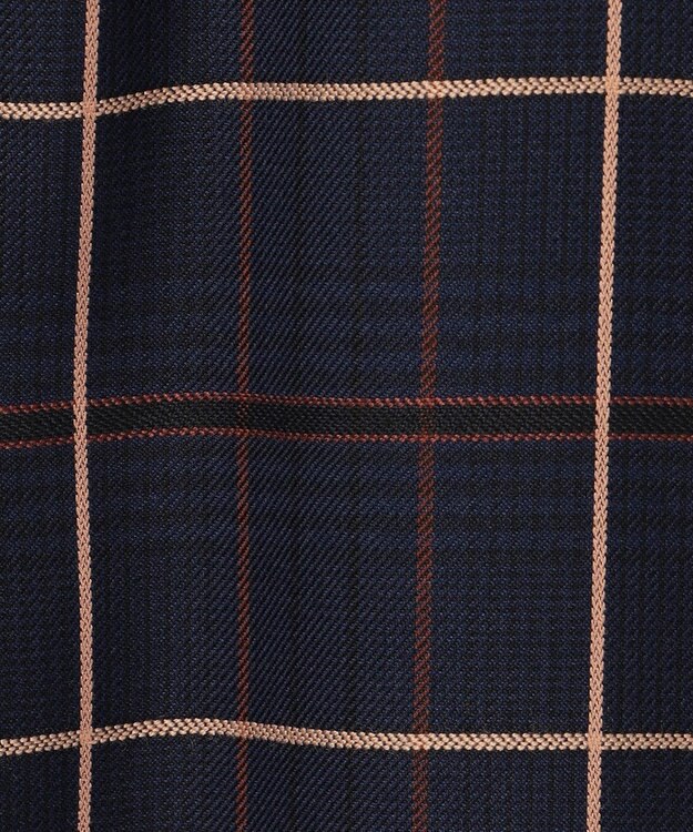 J.PRESS LADIES S サイロチェック ストライプ ブラウス ネイビーチェック系