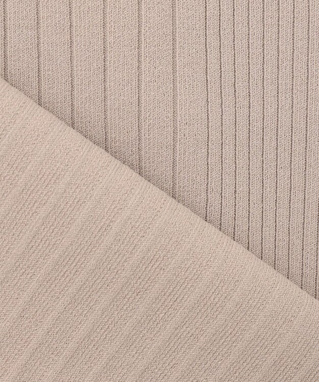 J.PRESS LADIES L 【洗える】レーヨンエリートストレッチ フレンチスリーブ ニット ベージュ系