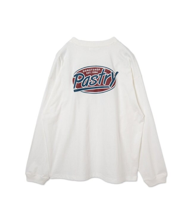 WEGO 【ユニセックス着用ITEM】サークルロゴBIG　T（LS） ホワイト