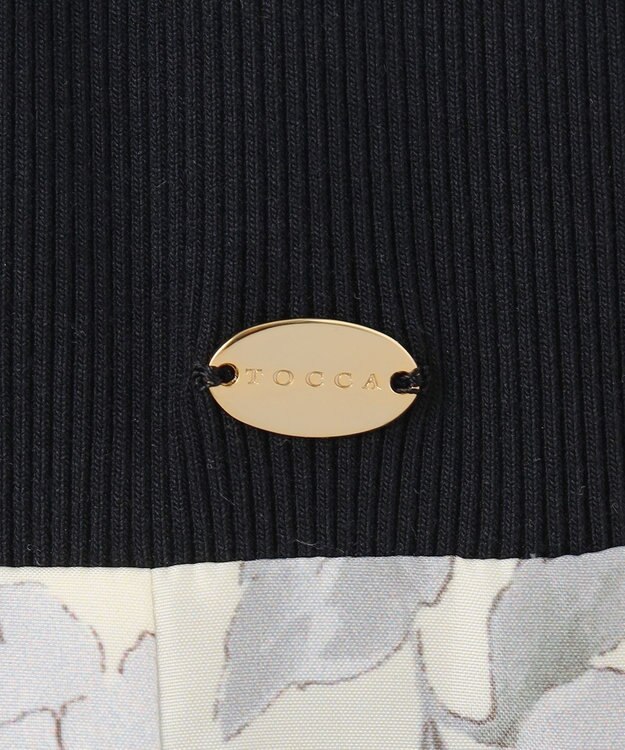 TOCCA 【ヨンア×大人百花×TOCCAコラボ】【洗える】BOTANICAL GARDEN PARTY ドレス ブラック×クリームイエロー