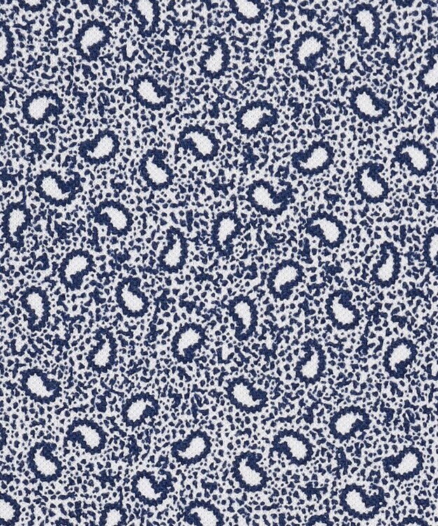 JOSEPH ABBOUD 【イージーケア】 ジャージーペイズリープリントシャツ ネイビー系5