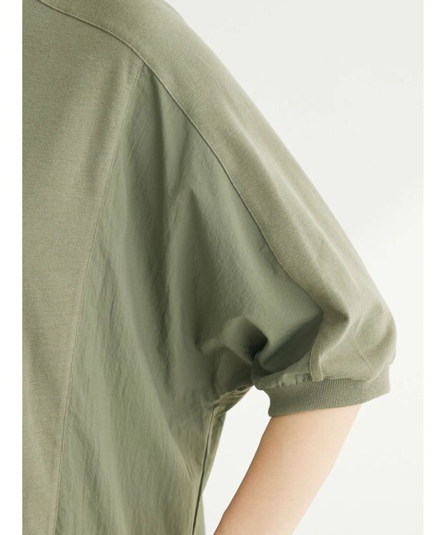 Green Parks ナイロンドッキングカットチュニック Khaki