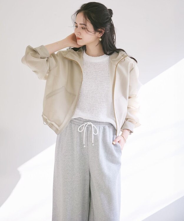 23区 【SLOW/一部店舗限定】ハイゲージテリー スウェット パンツ ライトグレー系