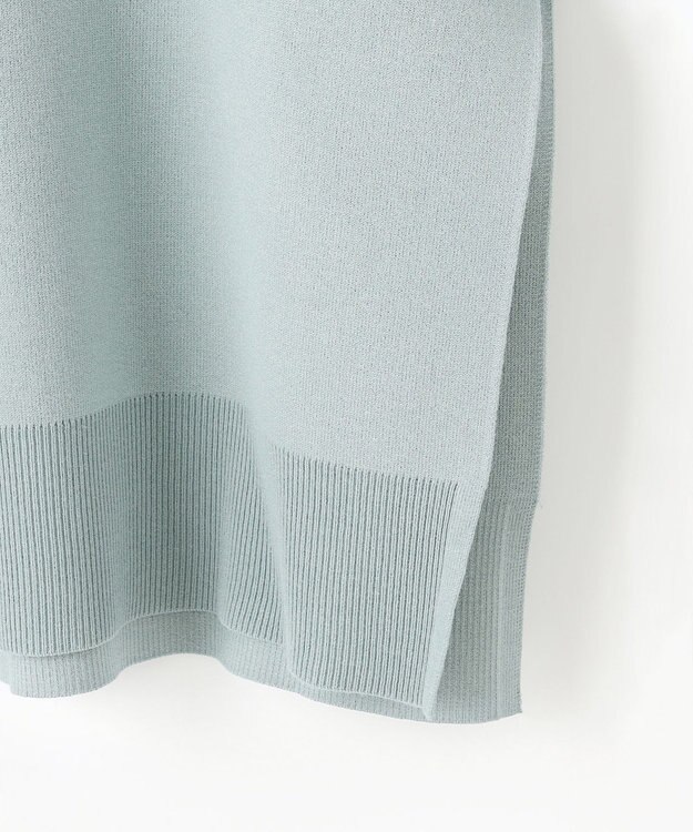 NAVE 【ReNAVE・洗える】スムースニット プルオーバー サックスブルー系