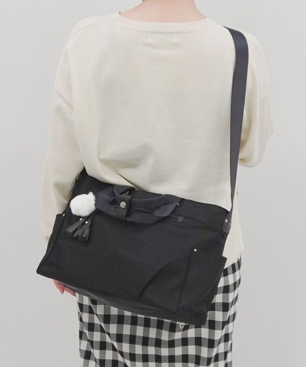 ACE BAGS & LUGGAGE kanana project collection タッセル-e 2wayショルダーバッグ 68873 ブラック