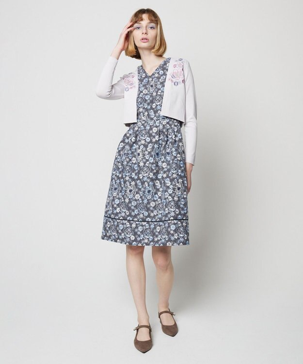 TOCCA 【洗える！】HOLLY HOCK BOLERO ボレロ アイボリー系