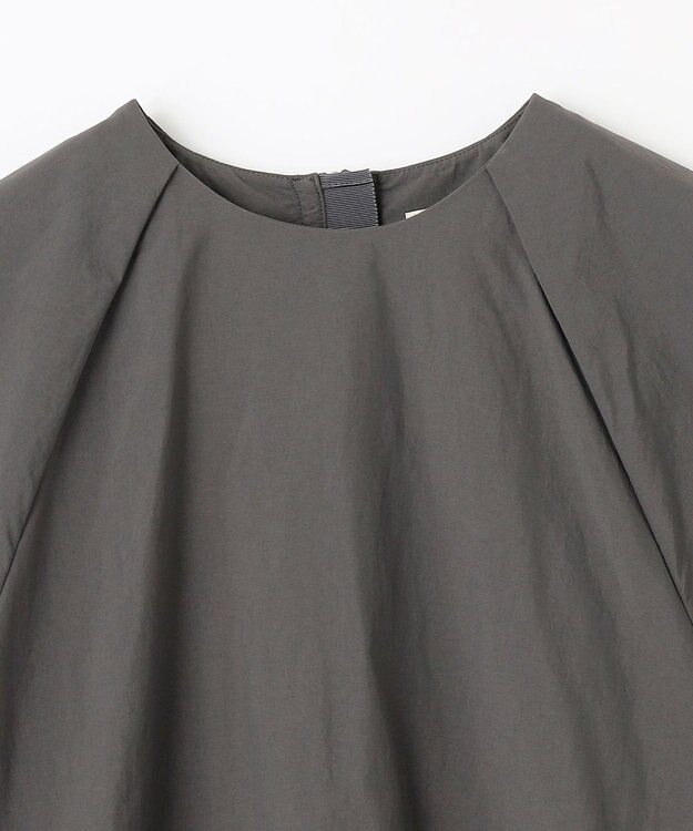 NAVE 【ReNAVE　撥水機能・UVカット・透湿・接触冷感・洗える】ナイロンタスランシャツブラウス グレー系