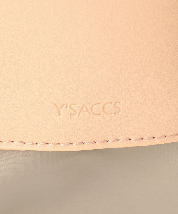 Y'SACCS 【ナイロンタフタ×リサイクルレザー】デイリーミニリュック ライトグレー