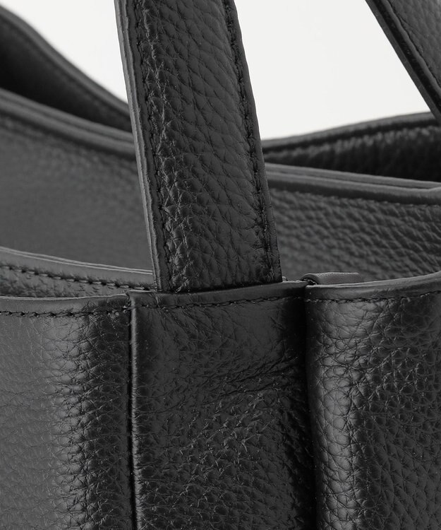 Y'SACCS シュリンクレザートート Sサイズ ブラック