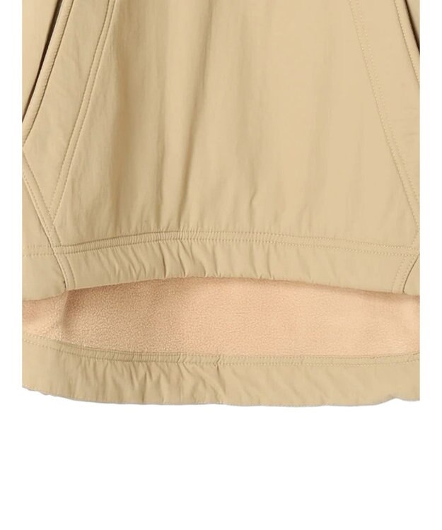 CRAFT STANDARD BOUTIQUE ナイロン×裏フリースアノラックブルゾンＬ／Ｓ Beige