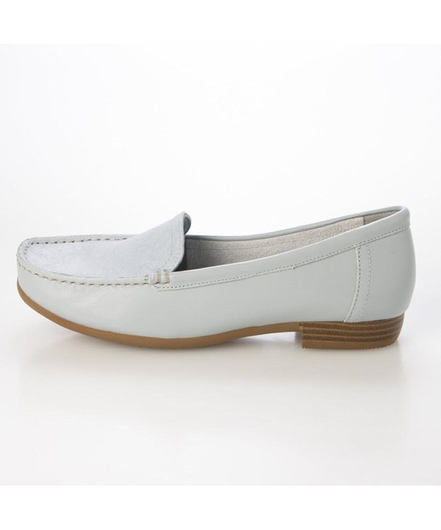 ing <ing>モカシューズ ライトブルー