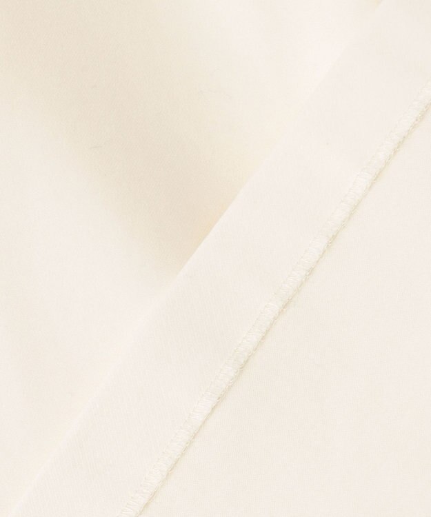 23区 【洗える】コットンツイルジャージー バックシャン カットソー ホワイト系