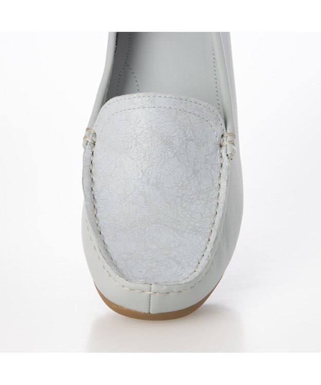 ing <ing>モカシューズ ライトブルー