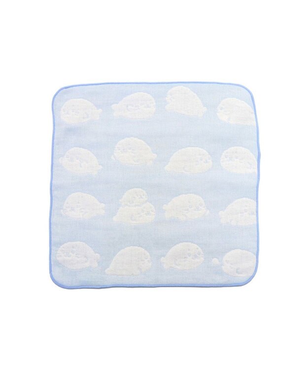 Mother garden しろたん いっぱい柄 6重ガーゼ ミニタオル ミニタオル