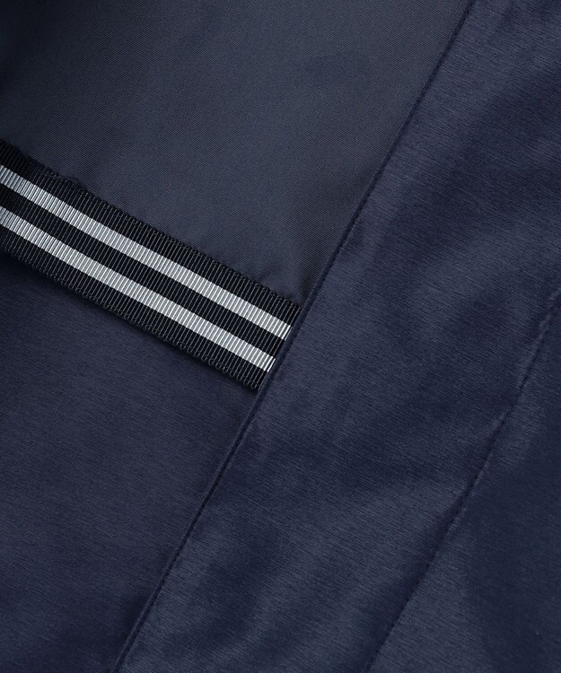 GOTAIRIKU ダウンライナー装着可【半裏仕様】メランジシャンブレー ステンカラースプリングコート ダルブルー系