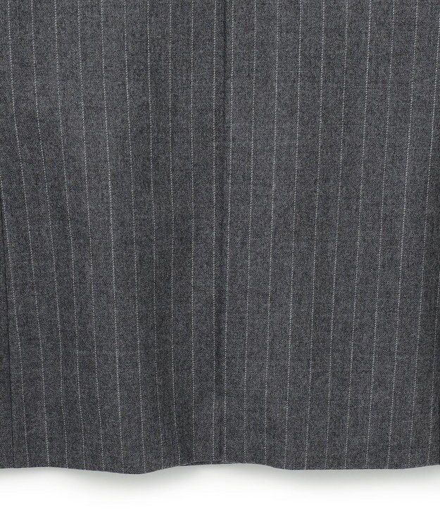 BEIGE， DELAND / ウールピンストライプダブルジャケット Gray St.