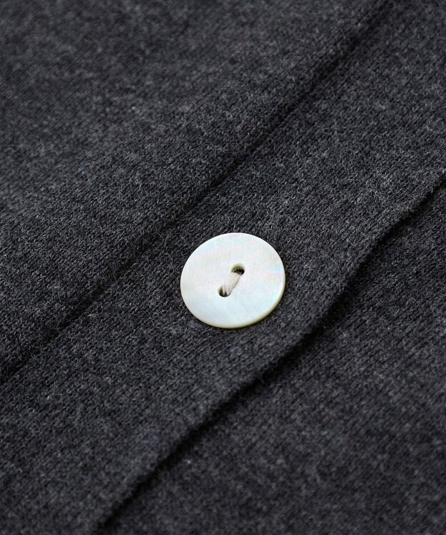 AMERICAN HOLIC フレンチスリーブＶネックニットカーディガン Charcoal Gray