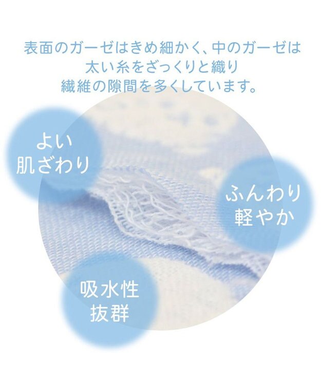 Mother garden しろたん いっぱい柄 6重ガーゼ ミニタオル ミニタオル