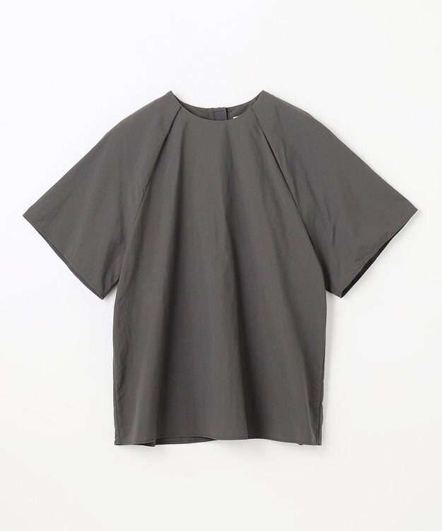 NAVE 【ReNAVE　撥水機能・UVカット・透湿・接触冷感・洗える】ナイロンタスランシャツブラウス グレー系