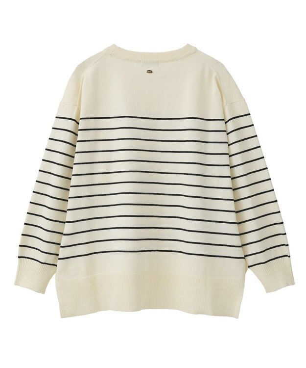 earth music&ecology 【洗濯機洗い可】レンチング(TM)エコヴェロ(TM)(チュニック) Border