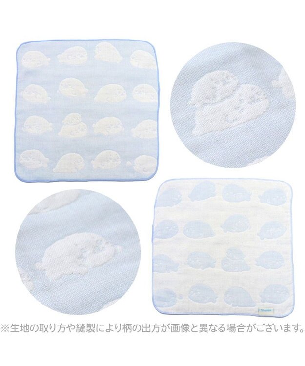 Mother garden しろたん いっぱい柄 6重ガーゼ ミニタオル ミニタオル