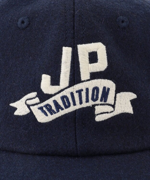 J.PRESS MEN 【NYUZELESS】メルトンベースボール キャップ ネイビー系