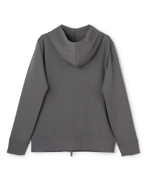 JOSEPH HOMME 【オリジナル素材 】ライトタックジャージー   ジップアップフーディー グレー系