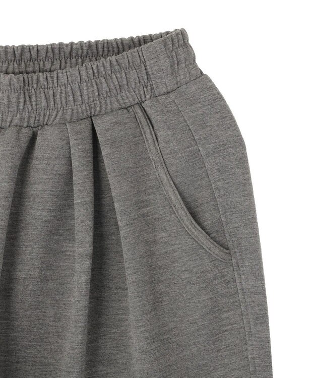 earth music&ecology イージーコクーンパンツ Dark Gray Mixture