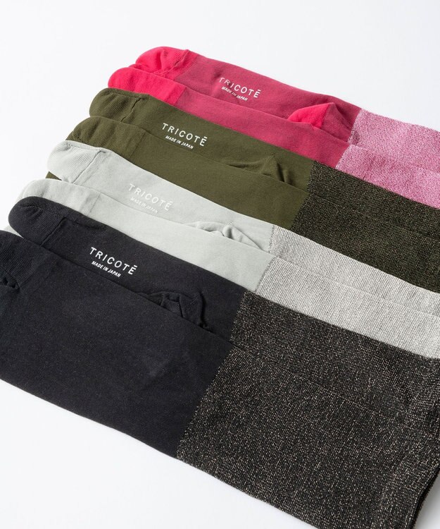TRICOTE COLOUR TABI SOCKS / カラータビソックス 99BLACK