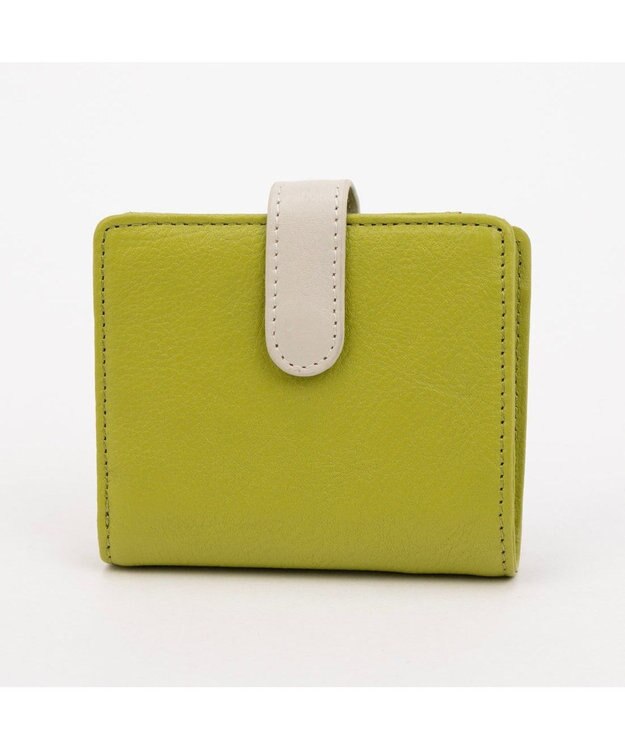 UNBILLION アトランタ ATLANTA / 牛革二つ折りカラーコンビウォレット グリーン