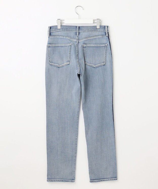 自由区 【XSサイズ～/洗える】USUKARU DENIM ヴィンテージストレート デニムパンツ ライトインディゴバイカラー