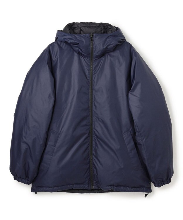 UNFILO MENS 【OCEANS YouTube 掲載】TAION×UNFILO リバーシブルフードダウン ネイビー×ブラック