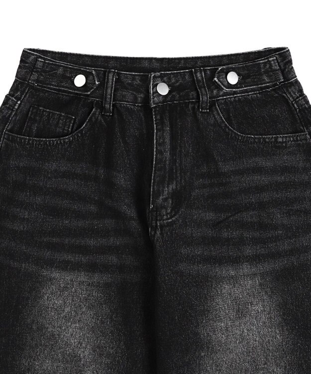 WEGO パラシュートデニムパンツ デニムブラックソノタ