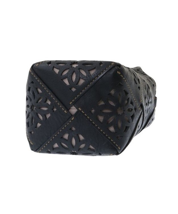 genten サステナブルカットワーク ポシェット クロ