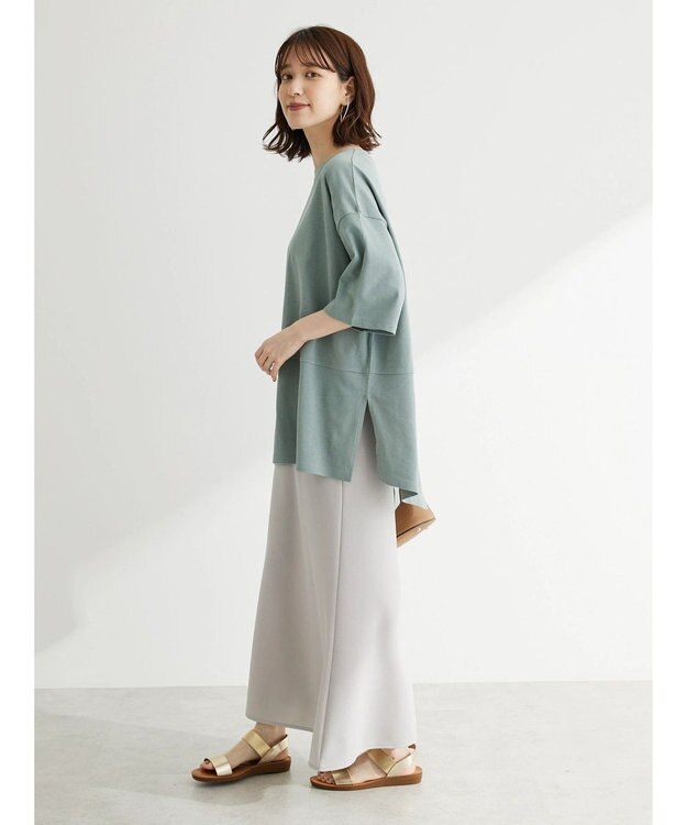 Green Parks バックスリットカットチュニック Mint