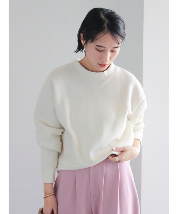 Te chichi ダンボールジョーゼットスウェット オフホワイト