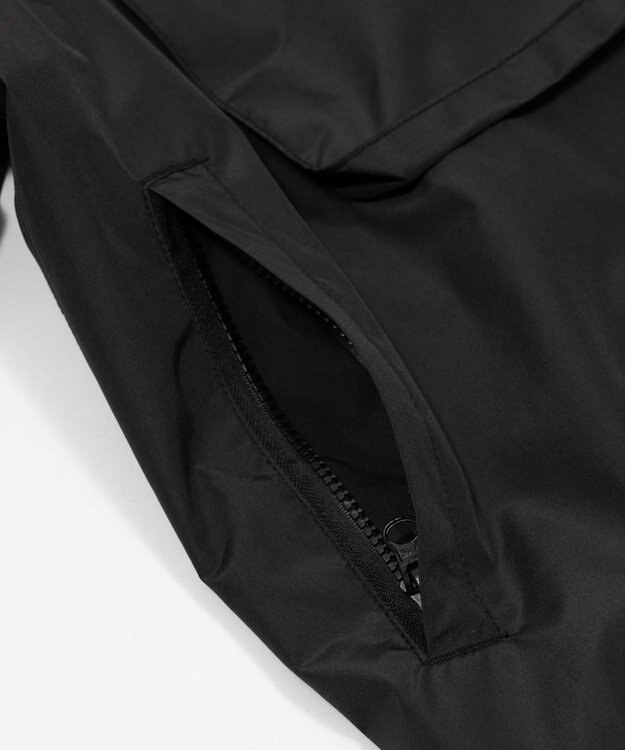 WEGO 【ユニセックス着用ITEM/アウトドア】フードシェルブルゾン ブラック