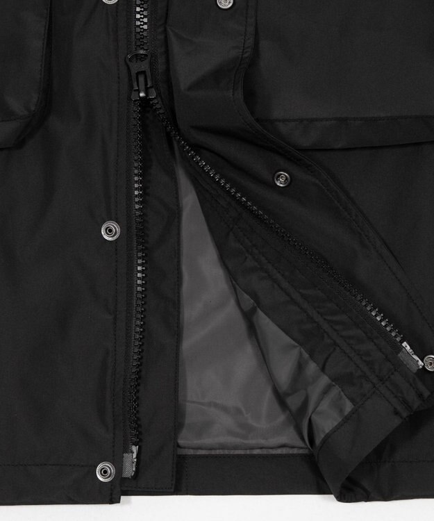 WEGO 【ユニセックス着用ITEM/アウトドア】フードシェルブルゾン ブラック