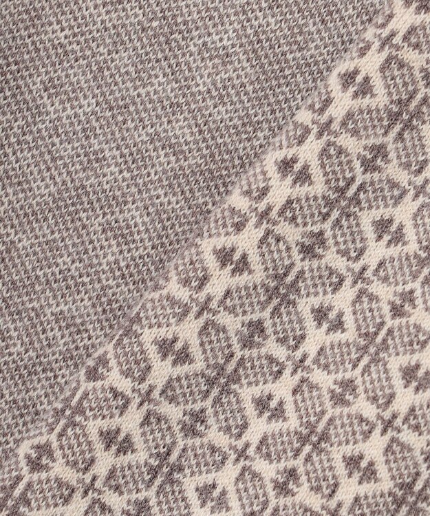 J.PRESS YORK STREET 【WOMEN】ANTI PILLING  JACQUARD ベスト ブラウン系5