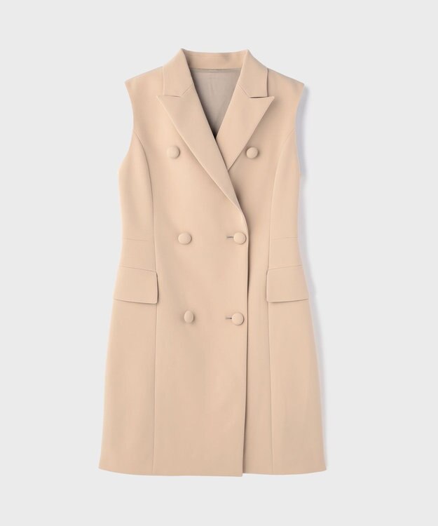 GRACE CONTINENTAL テーラードワンピース ベージュ