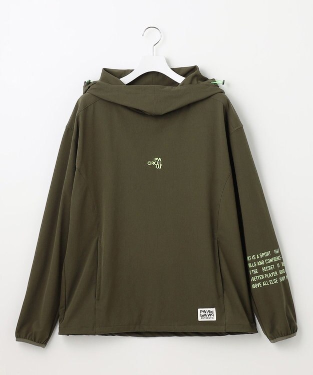 PW CIRCULUS 【 伸縮性あり/ 折り畳み収納】【MEN】パッカブル ブルゾン カーキ系