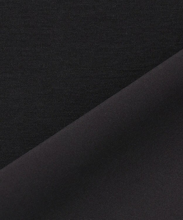 UNFILO L ペプラムコンビ ロンT ブラック