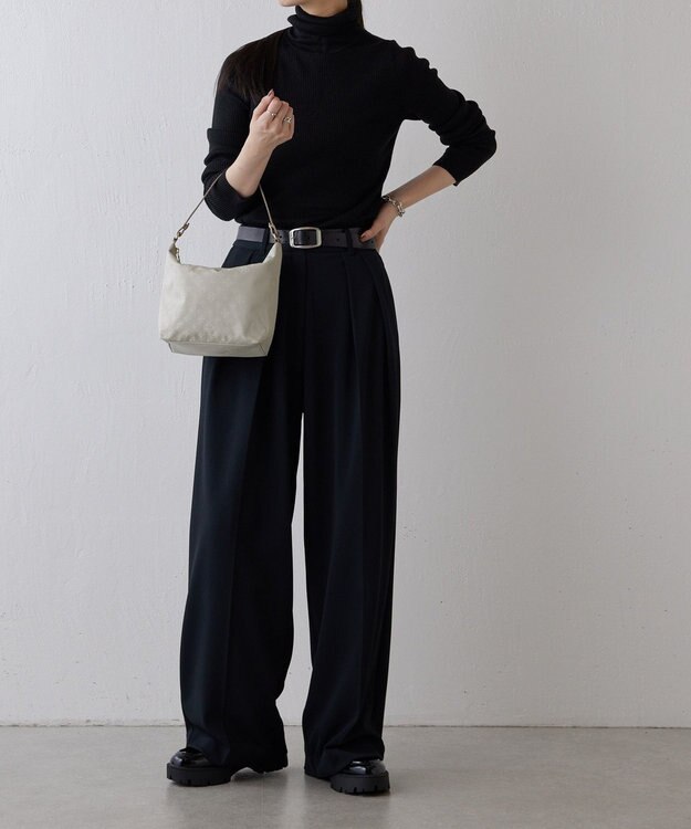 russet シンプルショルダーバッグ (CE-1243) Ecru